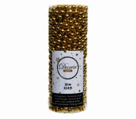 Guirlande de perles 0,8 cm X 10 m Or clair