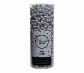 Guirlande de perles 0,8 cm X 10 m Blanc Hiver