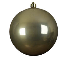 Boule en plastique 14 cm Brillant Perle